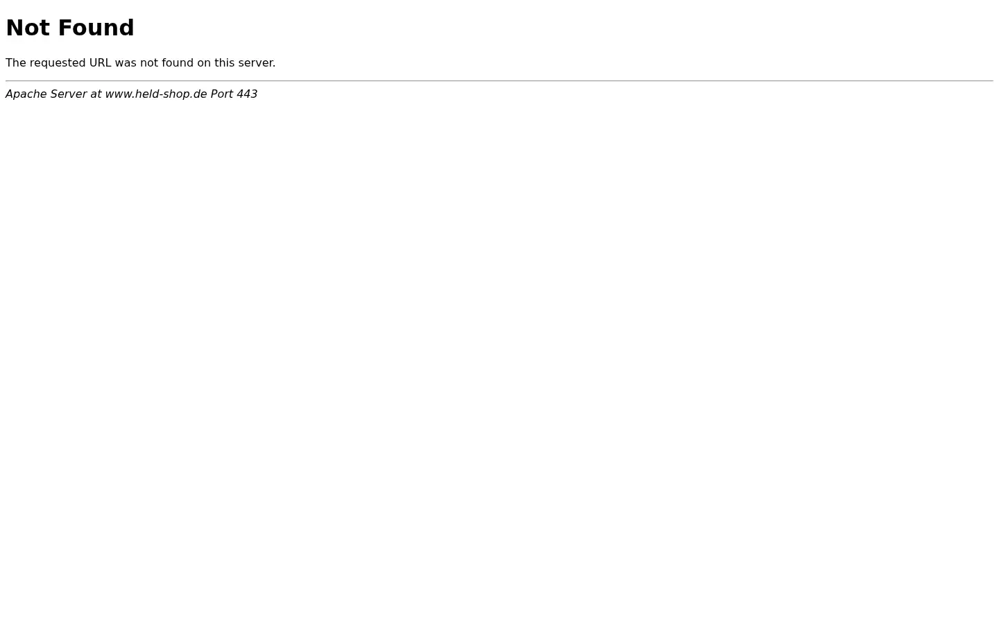 Screenshot of held-shop.de