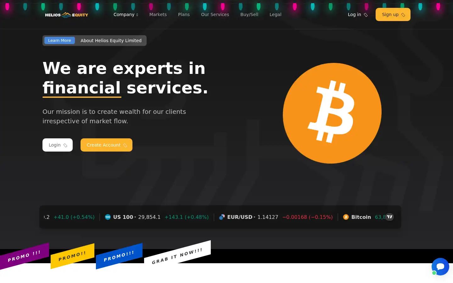 Screenshot of heliosequityltd.org