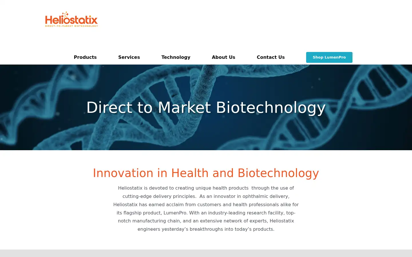 Screenshot of heliostatix.org