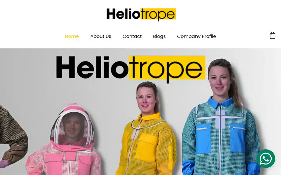 Screenshot of heliotropebee.com
