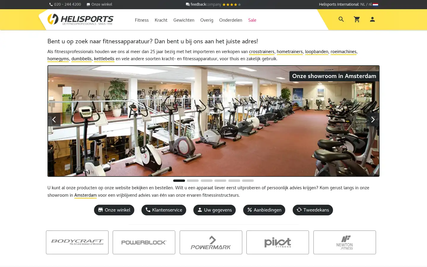 Screenshot of helisports.nl