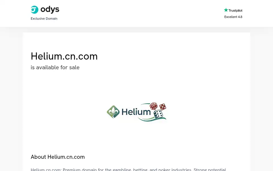 Screenshot of helium.cn.com