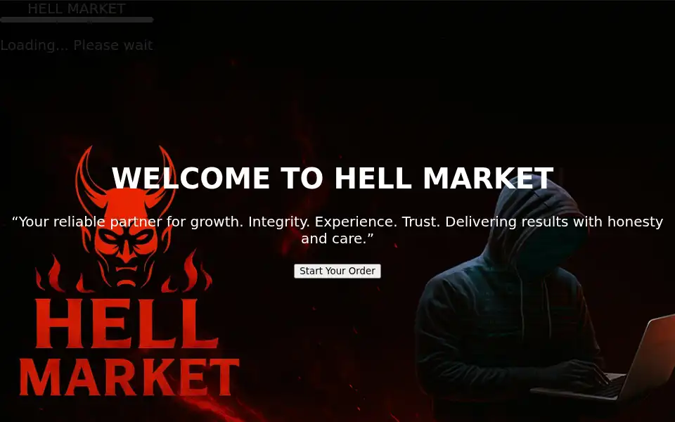 Screenshot of hellmarket.cc