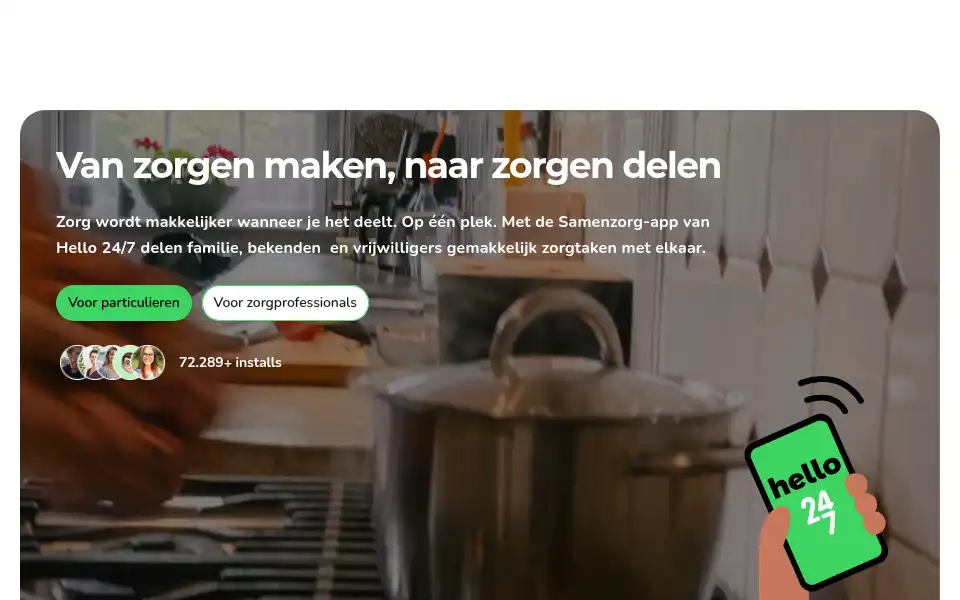 Screenshot of hello247.nl