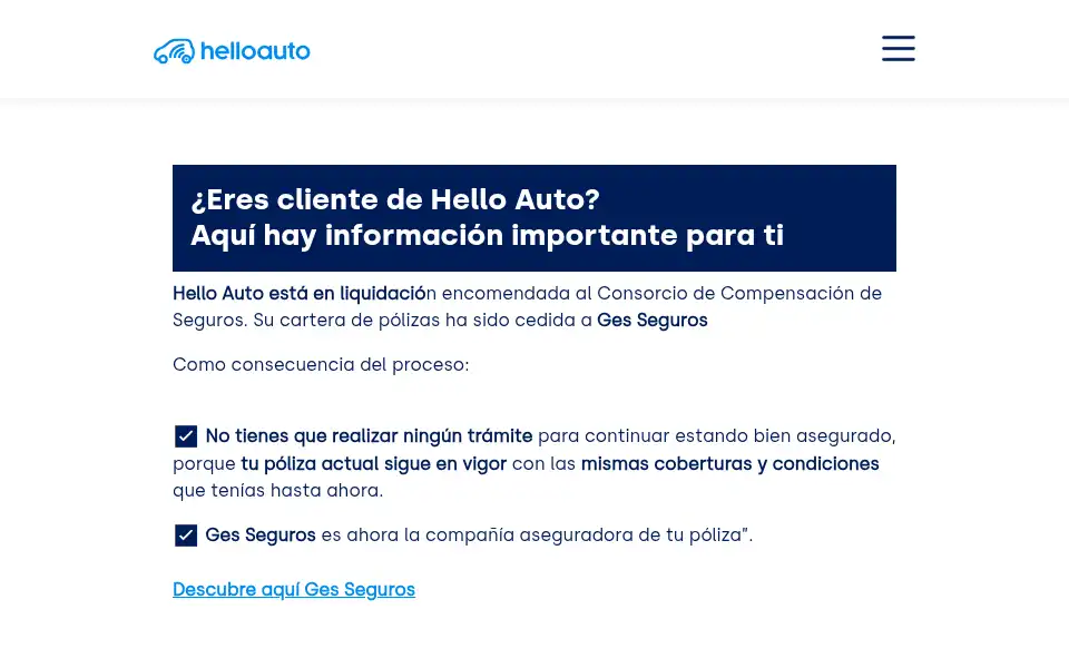 Screenshot of helloauto.com