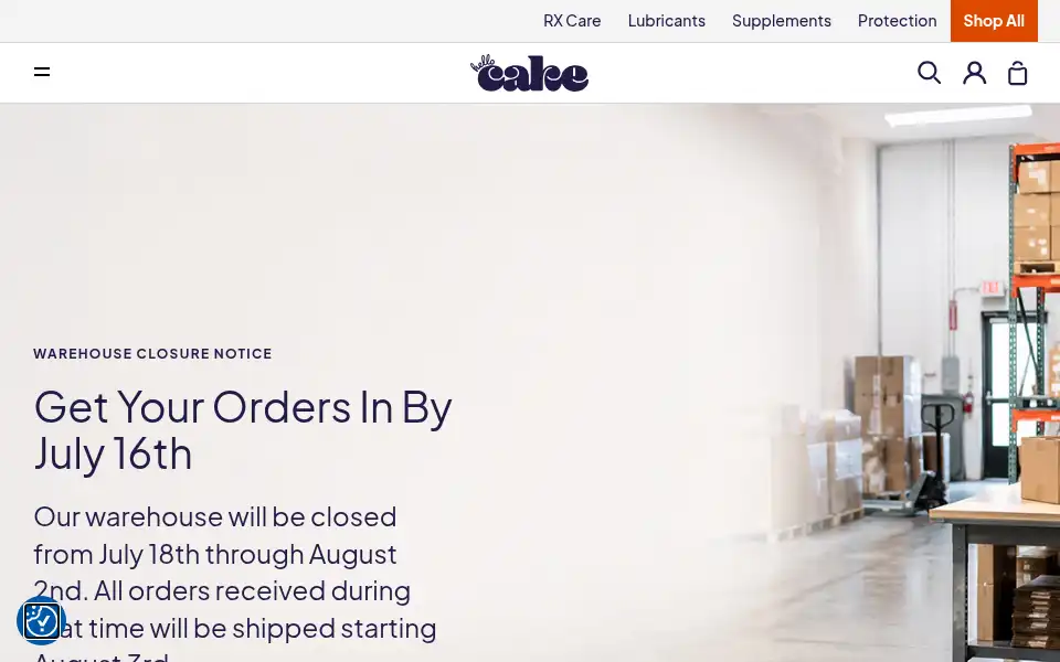 Screenshot of hellocake.com
