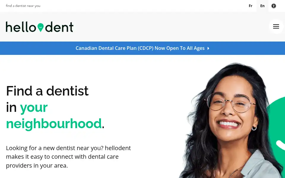 Screenshot of hellodent.com