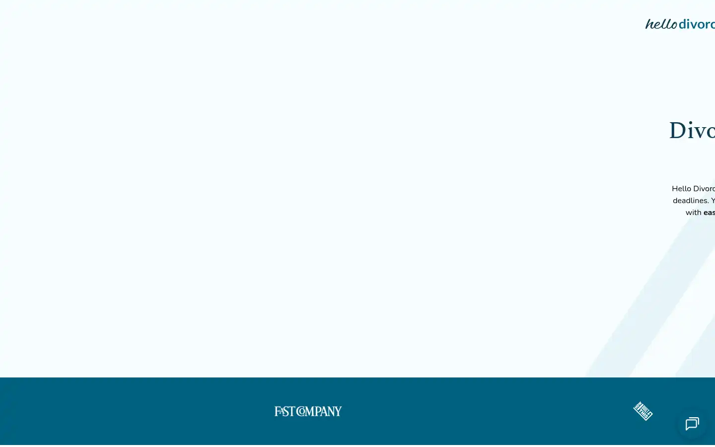 Screenshot of hellodivorce.com