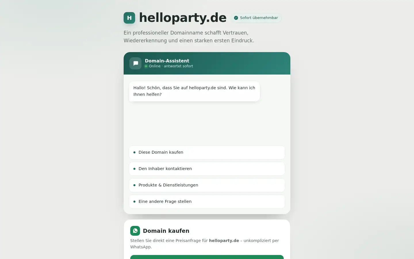 Screenshot of helloparty.de