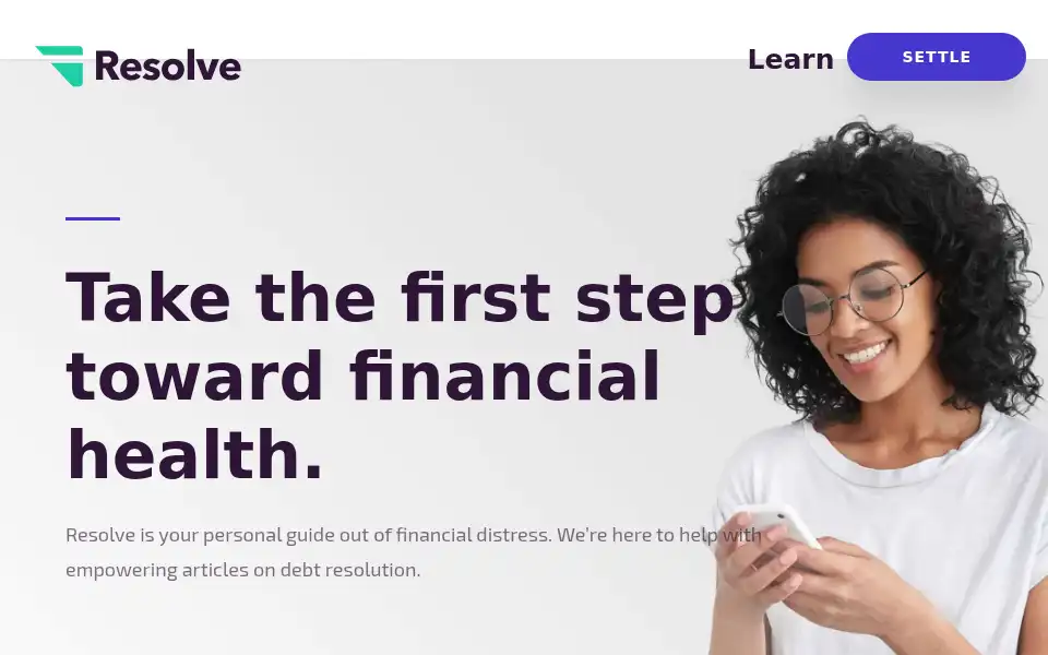 Screenshot of helloresolve.com