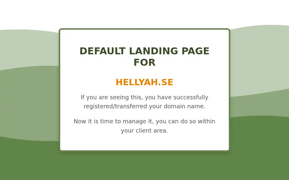 Screenshot of hellyah.se