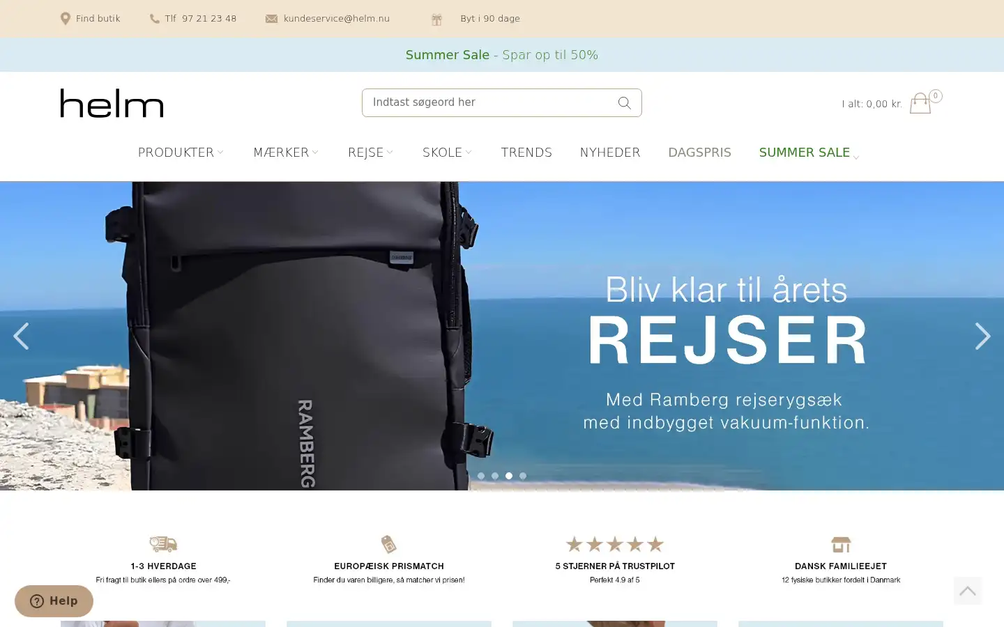 Screenshot of helm.nu