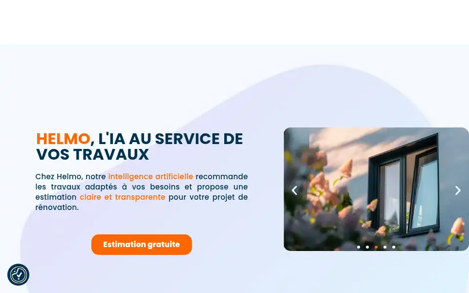 Screenshot of helmo-renovation.fr