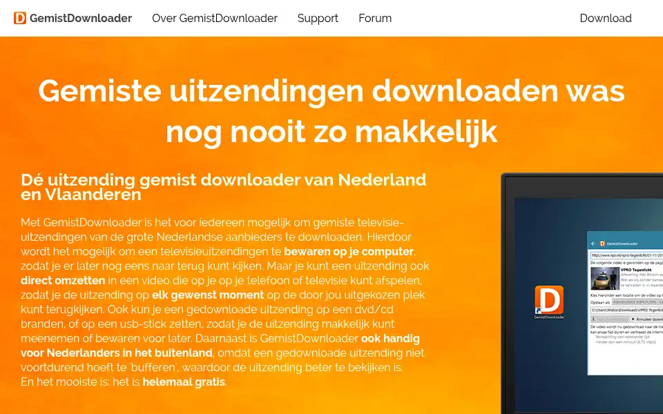 Screenshot of helpdeskweb.nl
