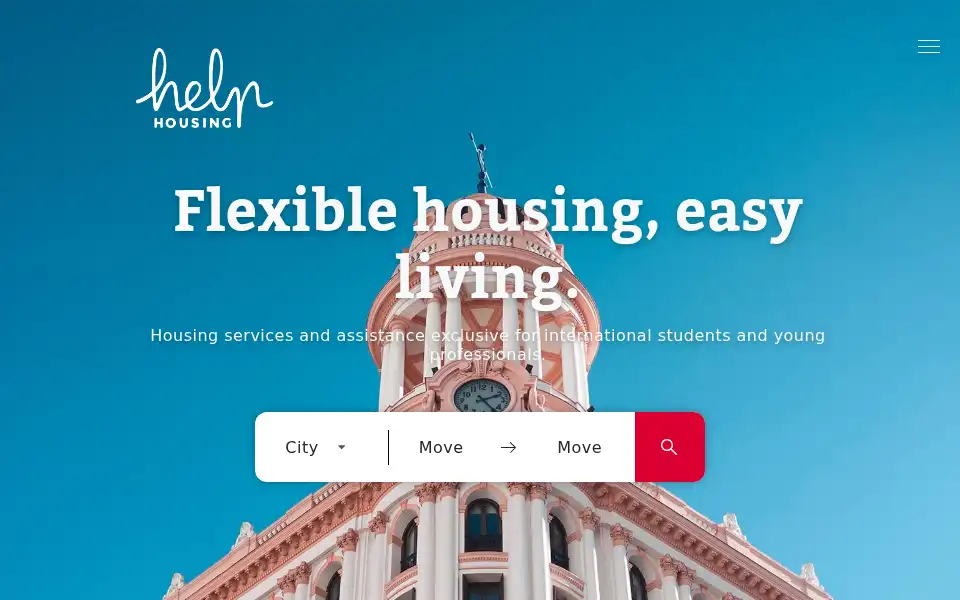 Screenshot of helphousing.com