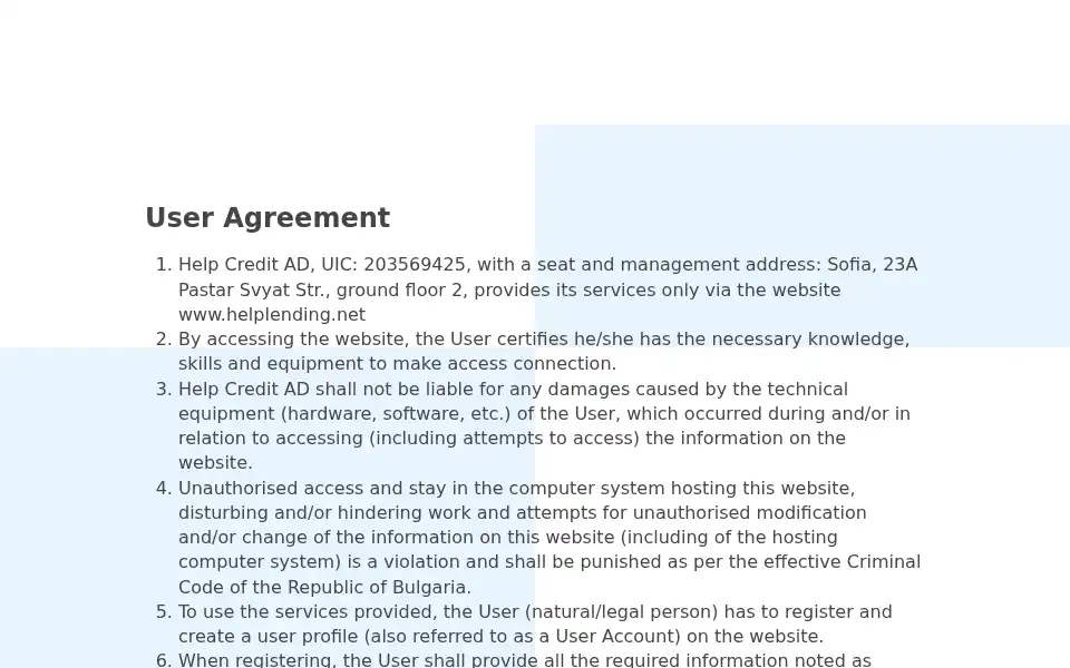 Screenshot of helplending.net