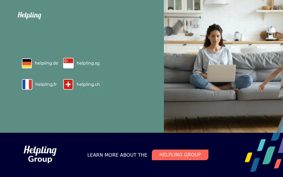 Screenshot of helpling.com