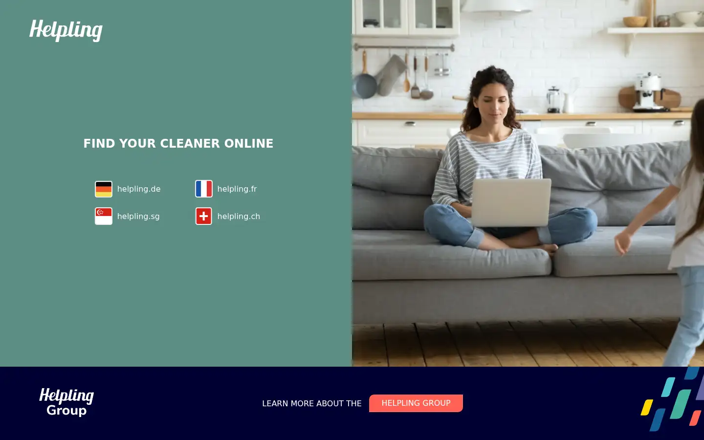 Screenshot of helpling.nl