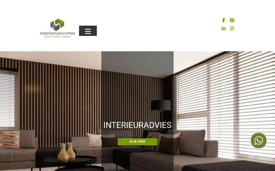 Screenshot of helpmijnhuisinrichten.nl