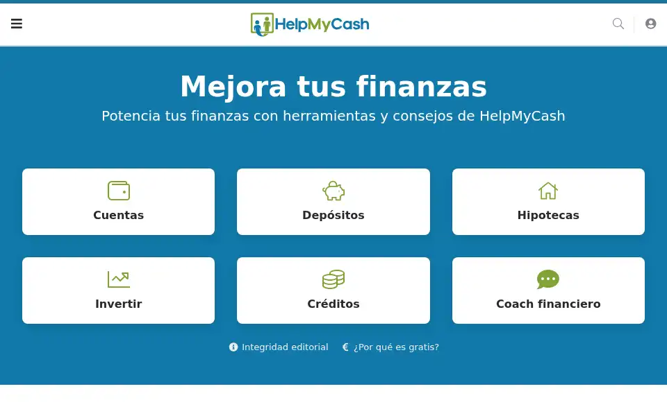 Screenshot of helpmycash.com