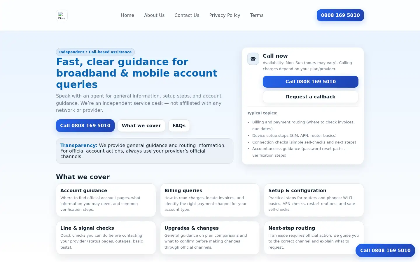 Screenshot of helpsupportuk.com
