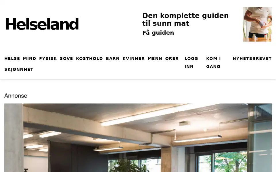 Screenshot of helseland.com