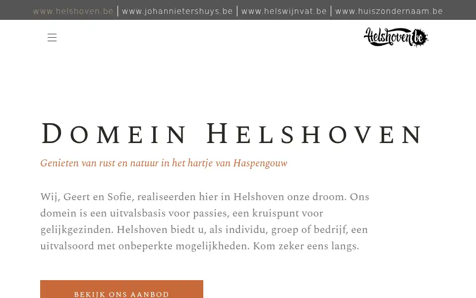 Screenshot of helshoven.be