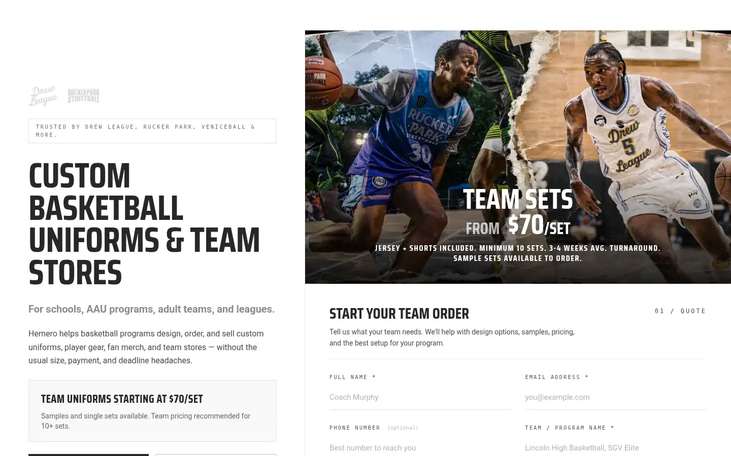 Screenshot of hemero.team