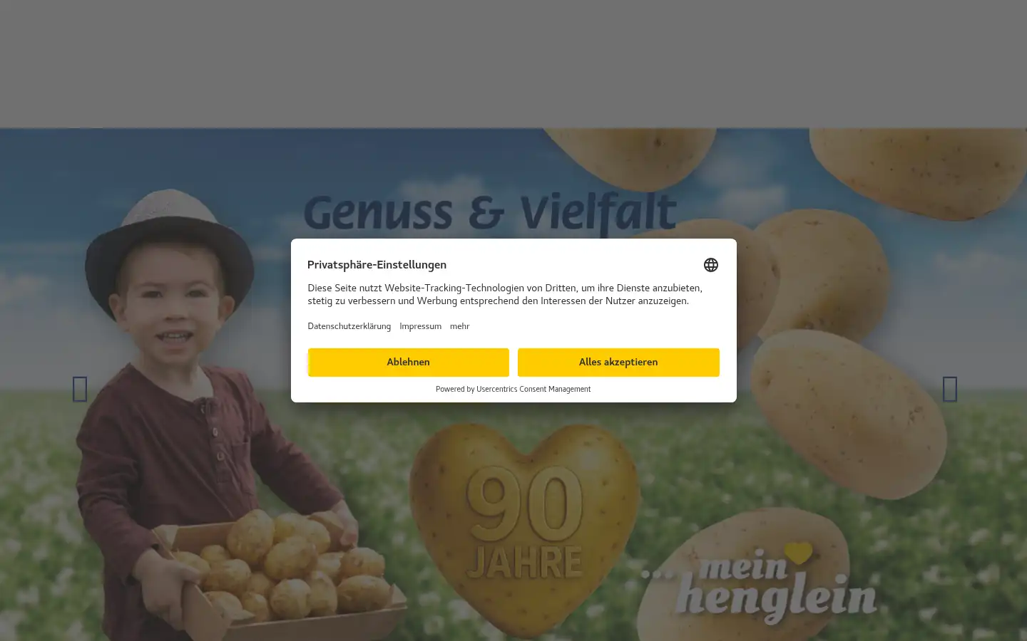 Screenshot of henglein.de