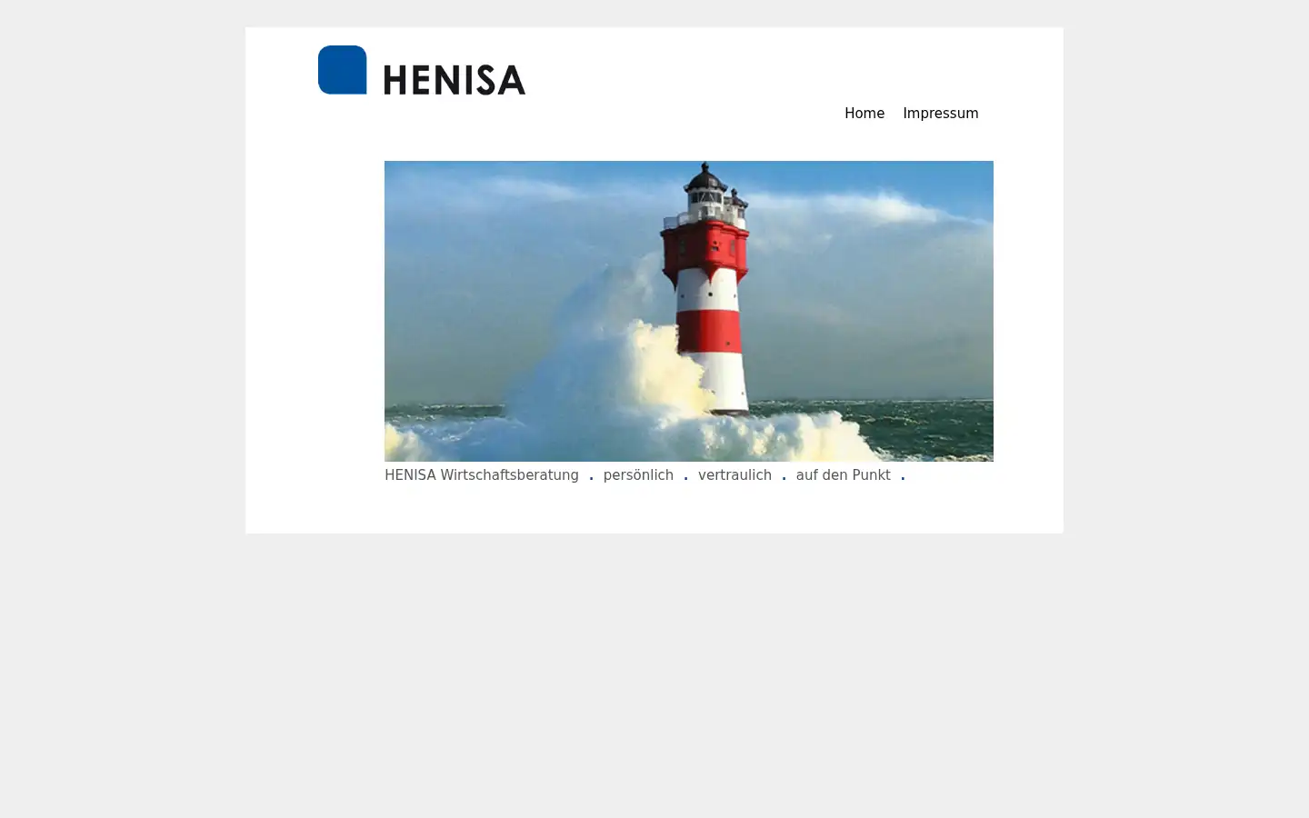 Screenshot of henisa.ch