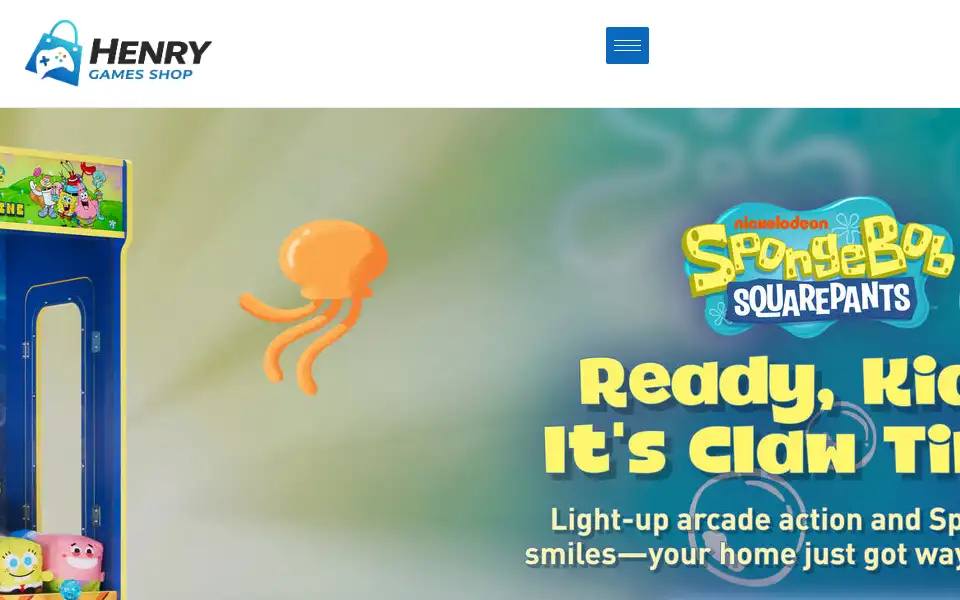 Screenshot of henrygamesshop.com