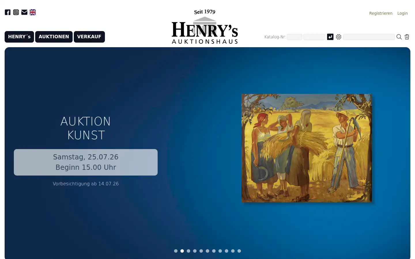 Screenshot of henrys.de