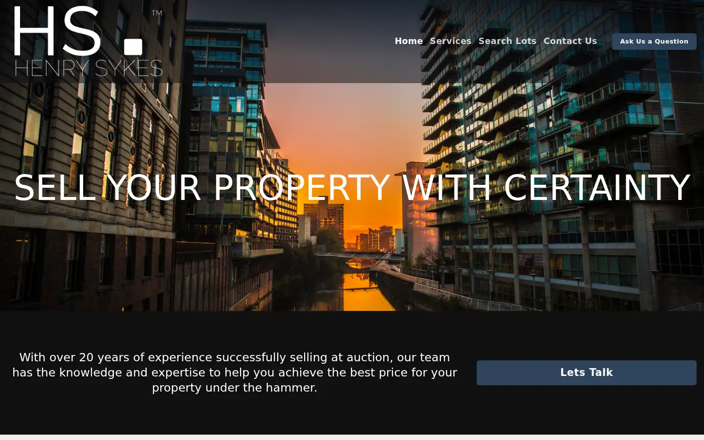 Screenshot of henrysykes.co.uk