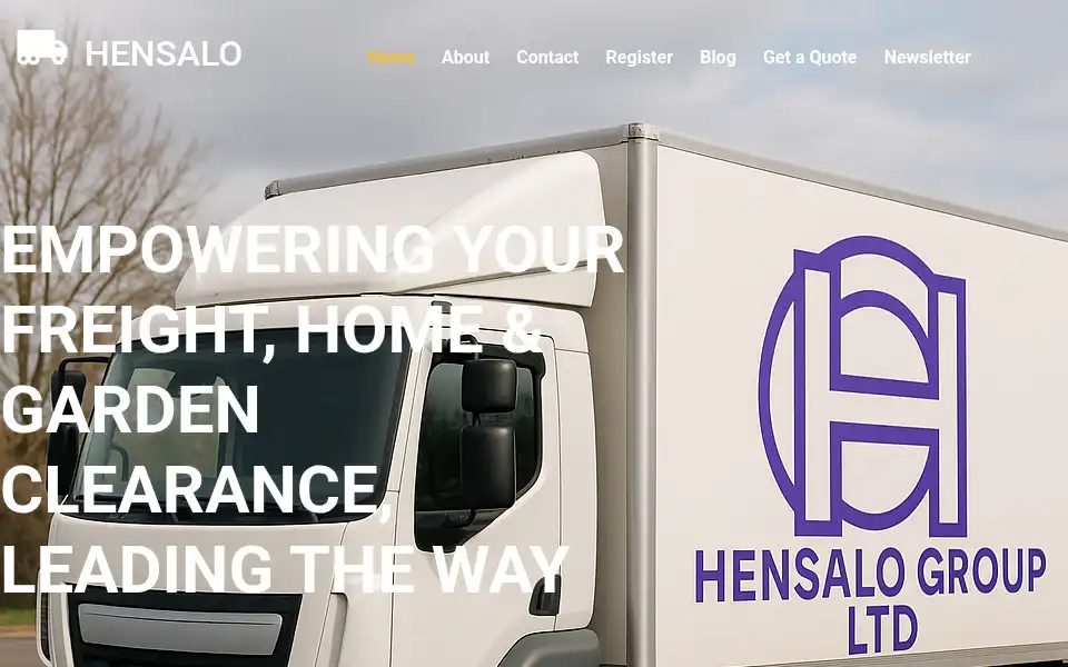 Screenshot of hensalogroupltd.com