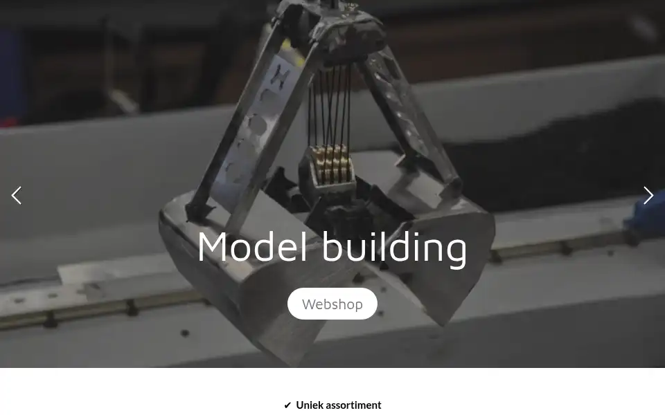 Screenshot of henwomodelbuilding.nl