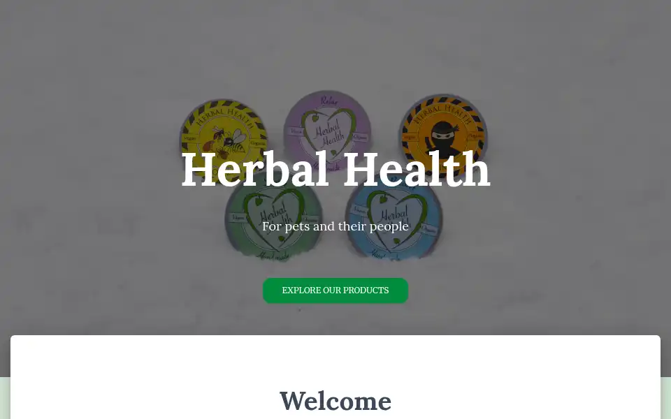 Screenshot of herbalhealth.org.uk