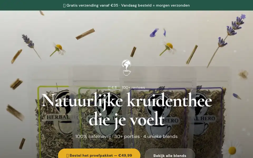 Screenshot of herbalhero.nl