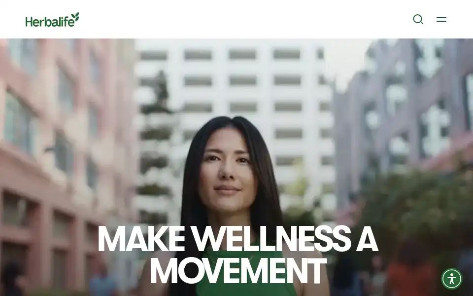 Screenshot of herbalife.co.uk