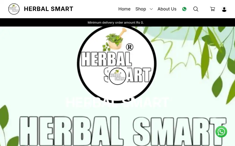 Screenshot of herbalsmart.in