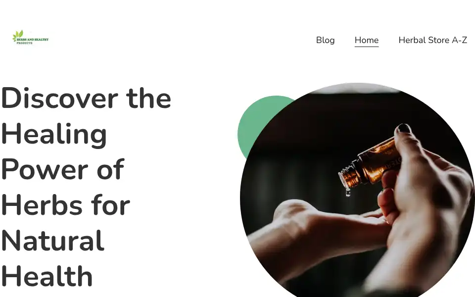 Screenshot of herbsandhealthyproducts.com
