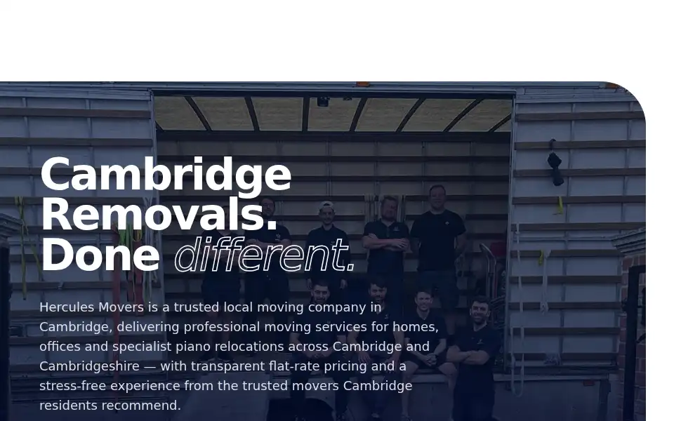 Screenshot of herculesmovers.co.uk