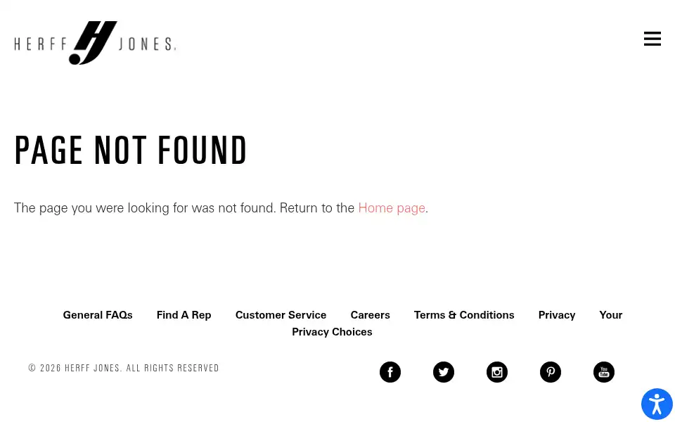 Screenshot of herffjones.com