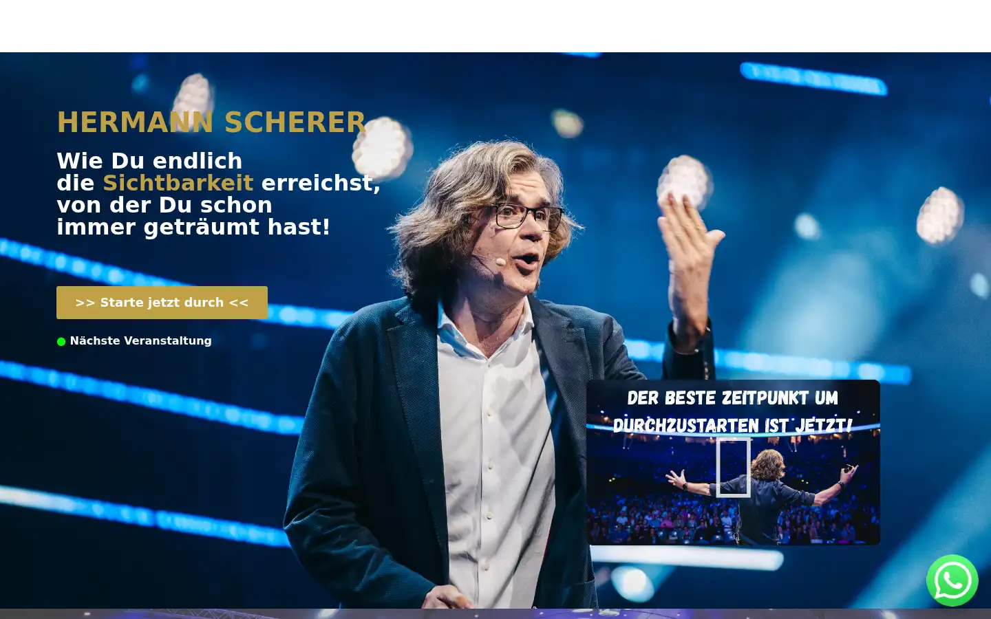 Screenshot of hermannscherer.com
