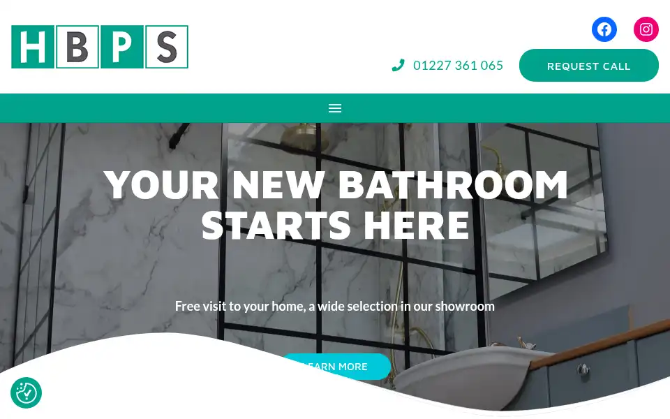 Screenshot of hernebayplumbingsupplies.co.uk