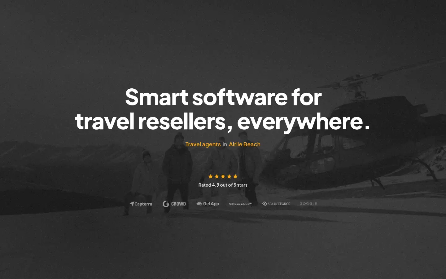 Screenshot of hero.travel