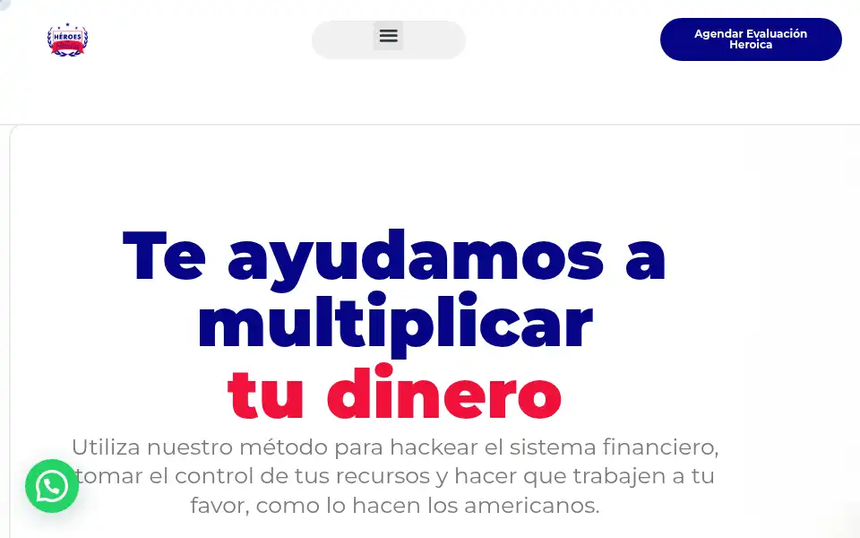 Screenshot of heroesdefamilia.com