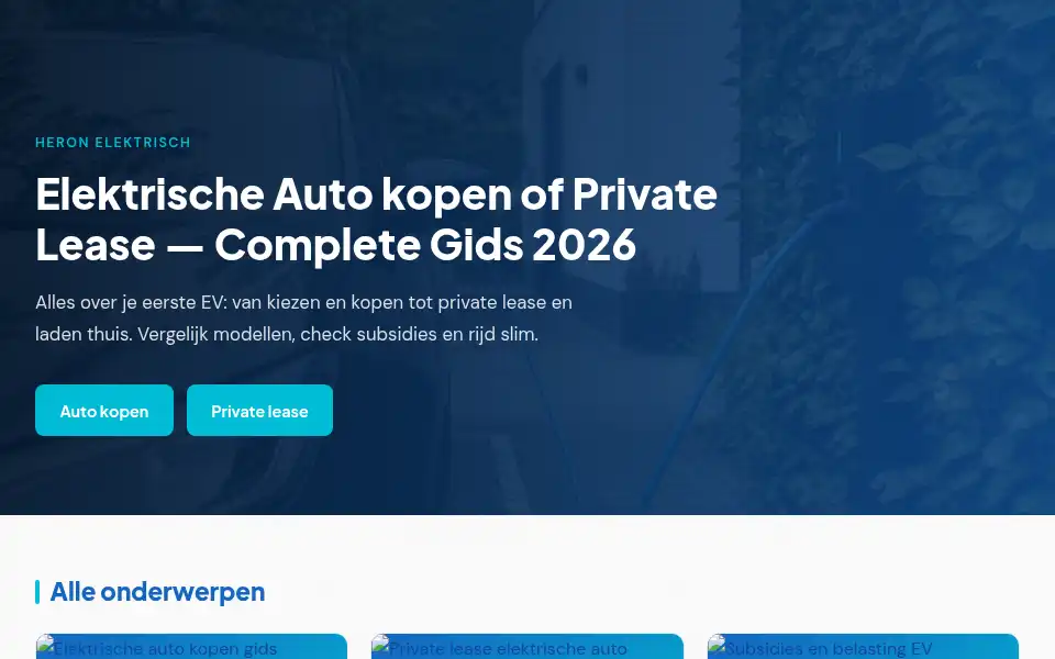 Screenshot of heronauto.nl