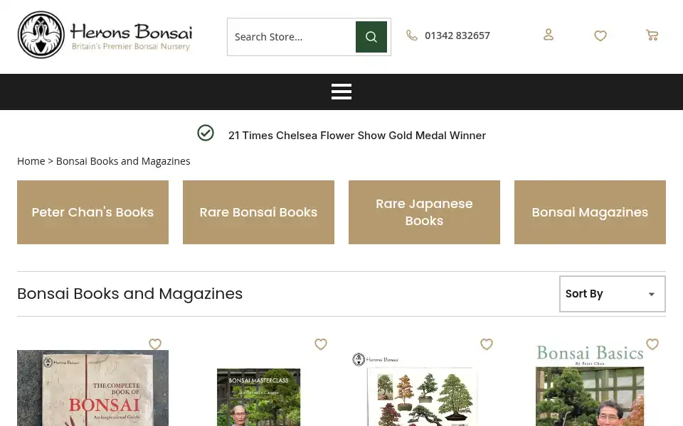Screenshot of herons.co.uk