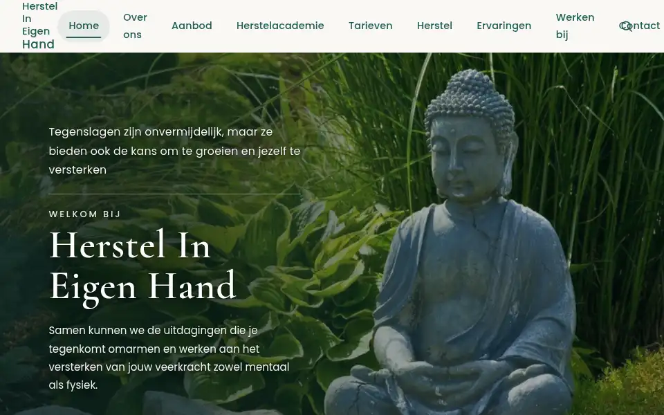 Screenshot of herstelineigenhand.nl