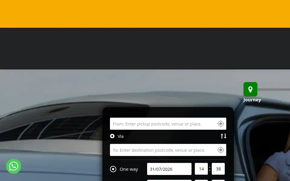 Screenshot of hertfordtaxis.co.uk